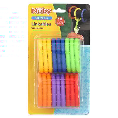 On The Go, Linkables, 3+ Months, 18 Pack