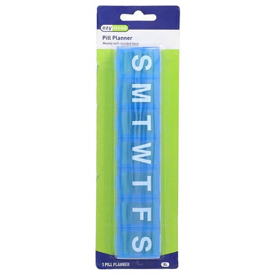 Weekly Pill Planner With Rounded Base, XL, 1 Count