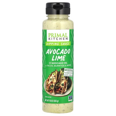 Dipping Sauce Made With Avocado Oil, Avocado Lime, 10 oz (283 g)
