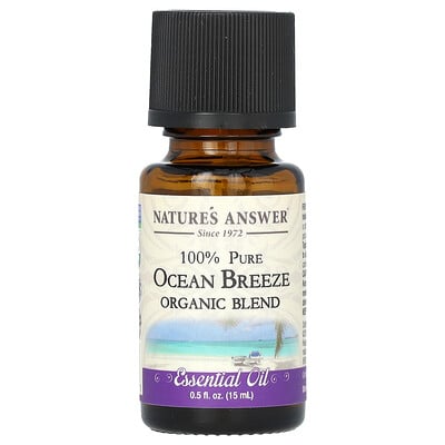 100% Pure Organic Essential Oil Blend, Ocean Breeze, 0.5 fl oz (15 ml)