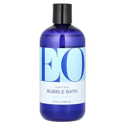 Sunday Soak Bubble Bath, Simply Unscented, 12 fl oz (355 ml)