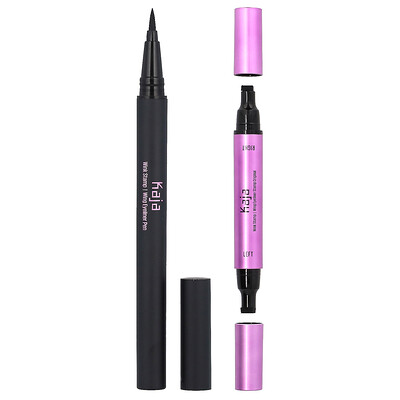 Wink Stamp, Wing Eyeliner Pen & Stamp Original, Ink Black , 2 Count