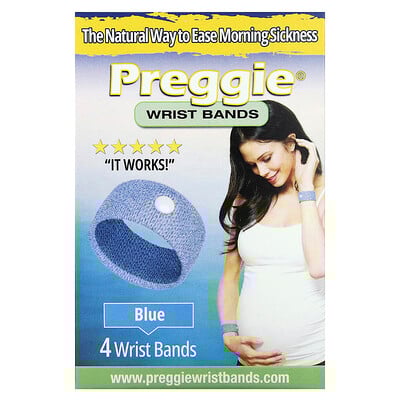 Wrist Bands, Blue, 4 Wrist Bands