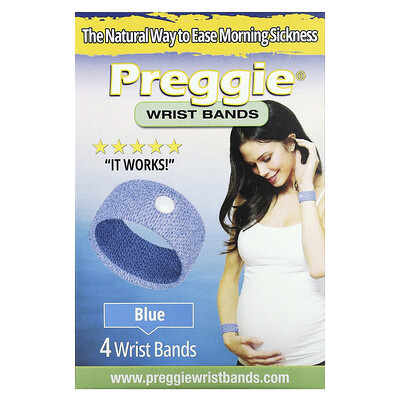 Wrist Bands, Blue, 4 Wrist Bands