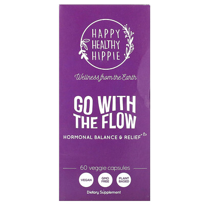Go with the Flow, Hormonal Balance & Relief, 60 Veggie Capsules