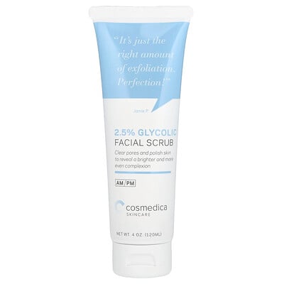2.5% Glycolic Facial Scrub, 4 oz (120 ml)