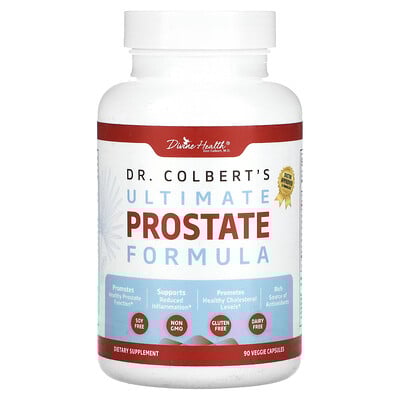 Dr. colbert's ultimate prostate formula, 90 veggie capsules by Divine ...
