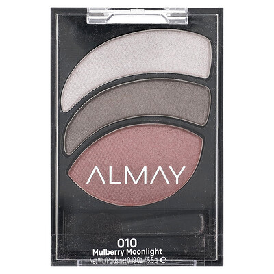 Shadow Trios, Smoky Eyeshadow, 010 Mulberry Moonlight, 0.19 oz (5.5 g)