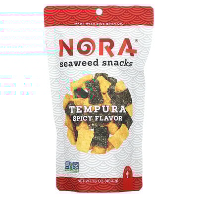 Seaweed Snacks, Tempura Spicy, 1.6 oz (45.4 g)