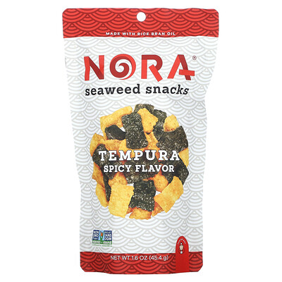 Seaweed Snacks, Tempura Spicy, 1.6 oz (45.4 g)