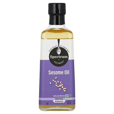 Sesame Oil, Unrefined, 16 fl oz (473 ml)