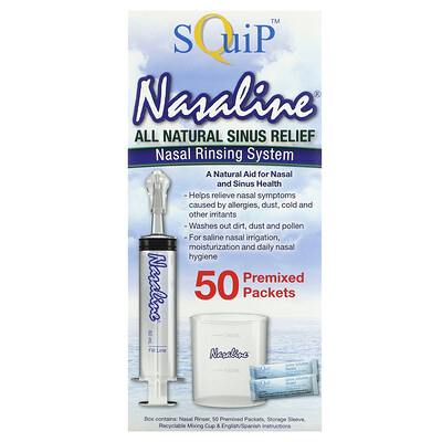 Nasaline, nasal rinsing system , 54 piece kit by Squip Reviews ...