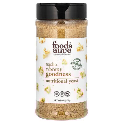 Nutritional Yeast, Nacho Cheesy Goodness, 6 oz (170 g)