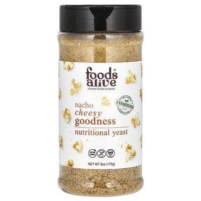Nutritional Yeast, Nacho Cheesy Goodness, 6 oz (170 g)