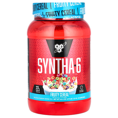 Syntha-6, Protein Powder Drink Mix, Fruity Cereal, 2.91 lb (1.32 kg)