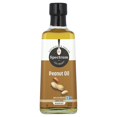 Peanut Oil, Expeller Pressed, 16 fl oz (473 ml)