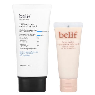 The True Cream, Moisturizing Bomb Special Set, 2 Piece Set