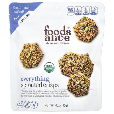 Sprouted Crisps, Everything, 4 oz (113 g)