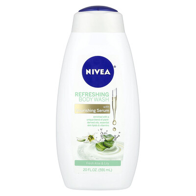 Refreshing Body Wash, Fresh Aloe & Lily, 20 fl oz (591 ml)