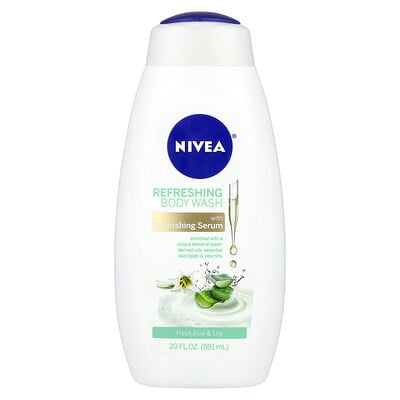 Refreshing Body Wash, Fresh Aloe & Lily, 20 fl oz (591 ml)