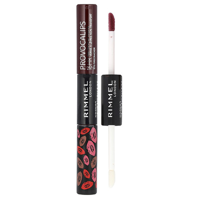 Provocalips, 16HR Kiss Proof Lip Color, 570 Firecracker, 0.14 fl oz (4 ml) / 0.1 fl oz (3 ml)