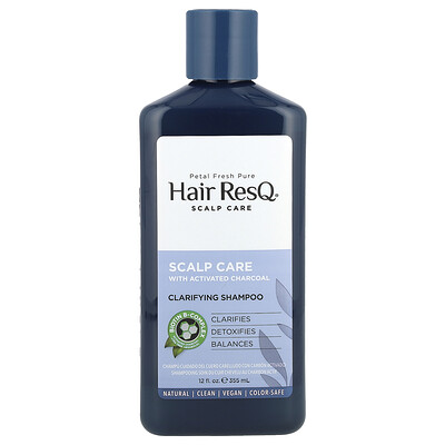 Hair ResQ®, Clarifying Shampoo, Scalp Care with Activated Charcoal, 12 fl oz (355 ml)