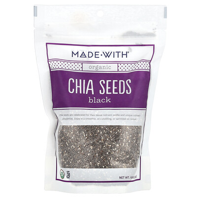 Organic Chia Seeds, Black, 12 oz (340 g)