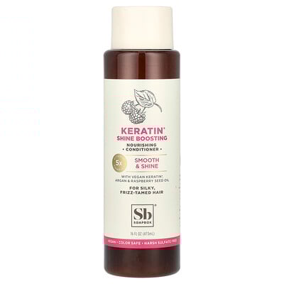 Nourishing Conditioner, Keratin Shine Boosting, For Silky, Frizz-Tamed Hair, 16 fl oz (473 ml)