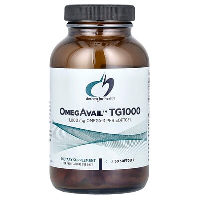 OmegAvail™ TG1000, 60 Softgels