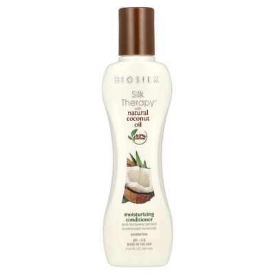 Silk Therapy® with Natural Coconut Oil, Moisturizing Conditioner, 5.64 fl oz (167 ml)