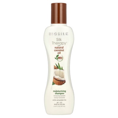 Silk Therapy® with Natural Coconut Oil, Moisturizing Shampoo, 5.64 fl oz (167 ml)