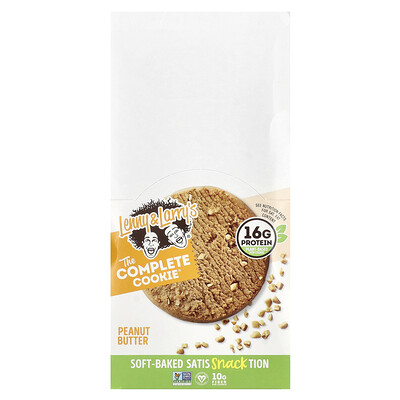 The Complete Cookie®, Peanut Butter, 12 Cookies, 4 oz (113 g) Each