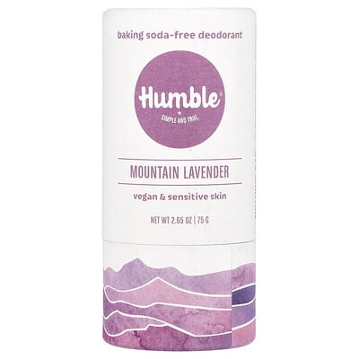 Baking Soda-Free Deodorant, Mountain Lavender, 2.65 oz (75 g)