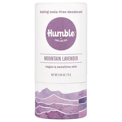 Baking Soda-Free Deodorant, Mountain Lavender, 2.65 oz (75 g)