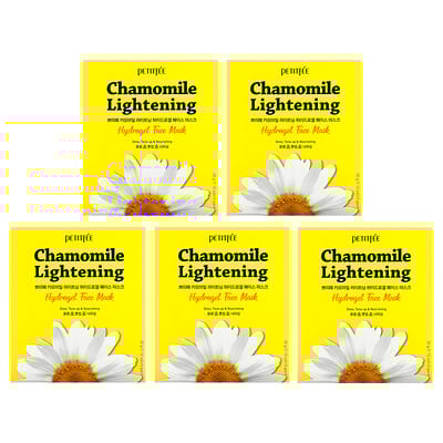 Chamomile Lightening Hydrogel Beauty Face Mask, 5 Sheets, 1.12 oz (32 g) Each