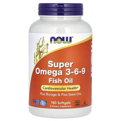 Super Omega 3-6-9, 180 Softgels