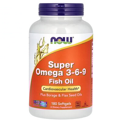 Super Omega 3-6-9, 180 Softgels