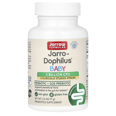 Baby Jarro-Dophilus, Probiotic + GOS Prebiotic, 3 Billion CFU, 2.5 oz (71 g)