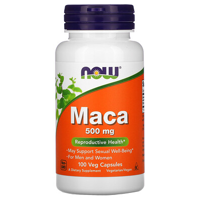 Maca, 500 mg, 100 Veg Capsules