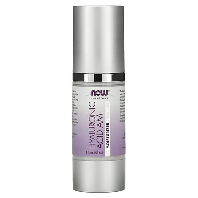 Solutions, Hyaluronic Acid AM Moisturizer, 2 fl oz (59 ml)