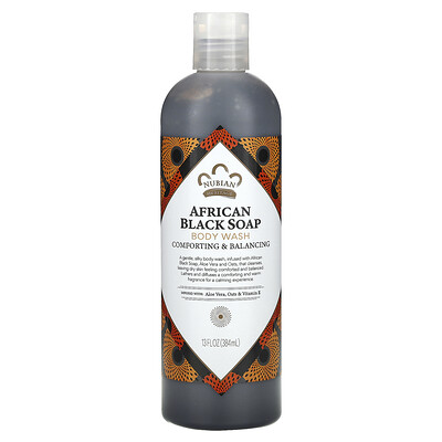 African Black Soap, Body Wash, 13 fl oz (384 ml)
