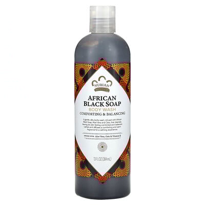 African Black Soap, Body Wash, 13 fl oz (384 ml)