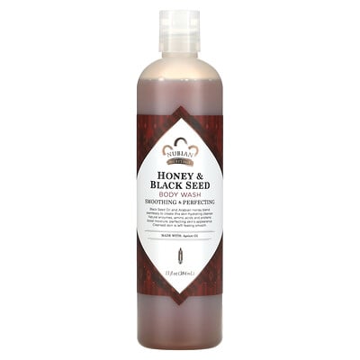 Body Wash, Honey & Black Seed, 13 fl oz (384 ml)