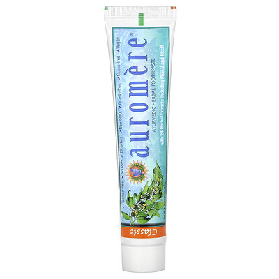 Ayurvedic Herbal Toothpaste, Classic, 4.16 oz (117 g)