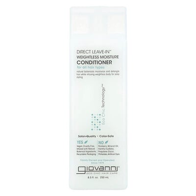 Direct Leave-In™ Weightless Moisture Conditioner, For All Hair Types, 8.5 fl oz (250 ml)