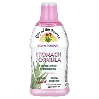 Aloe Herbal, Stomach Formula, Fresh Mint, 32 fl oz (960 ml)