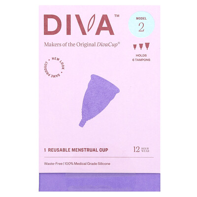 DivaCup, Model 2, 1 Reusable Menstrual Cup