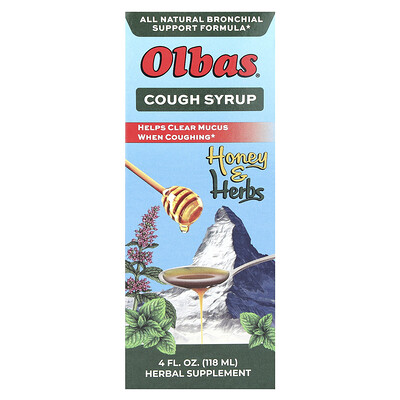 Cough Syrup, Honey & Herbs, 4 fl oz (118 ml)