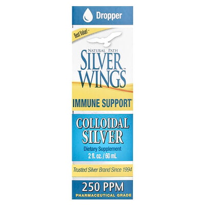 Colloidal Silver, 250 ppm, 2 fl oz (60 ml)