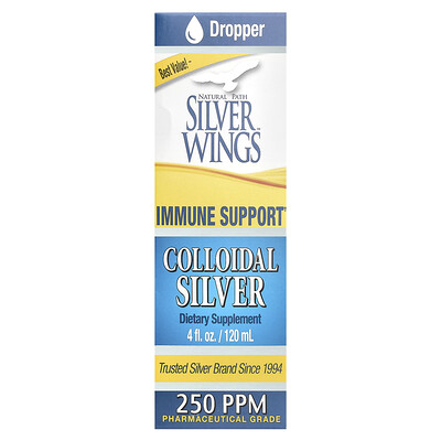 Colloidal Silver, 250 ppm, 4 fl oz (120 ml)